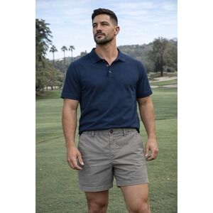 Chubbies Boomshakalaka Shorts Mens size XL Grey Canvas Khaki Original Golf